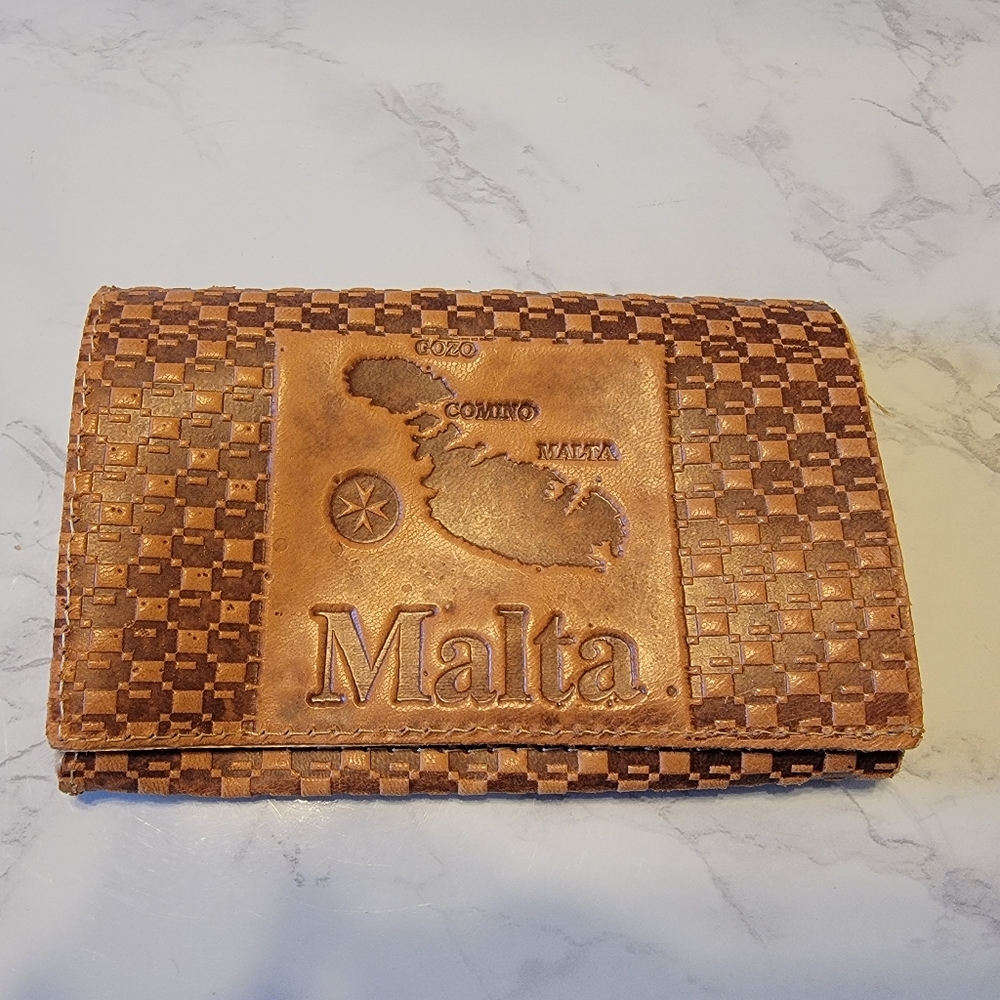 Leather Handmade Wallet from Malta